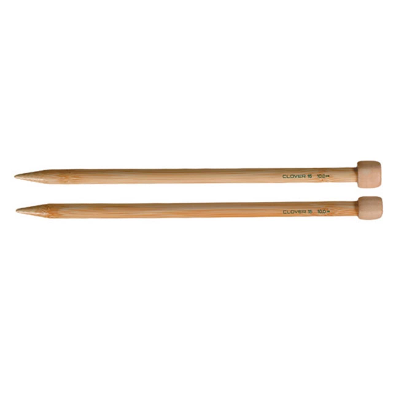 Clover Takumi® 9" Bamboo Single Point Knitting Needles